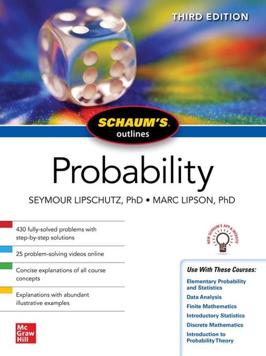 Schaum's Outline of Probability, Third Edition