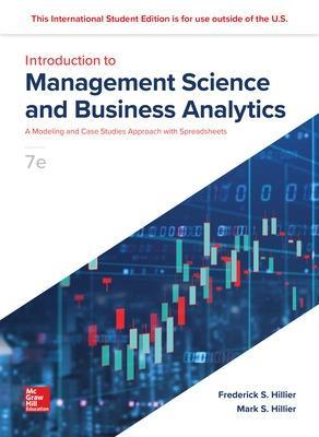 Introduction to Management Science ISE - Frederick Hillier,Mark Hillier - cover