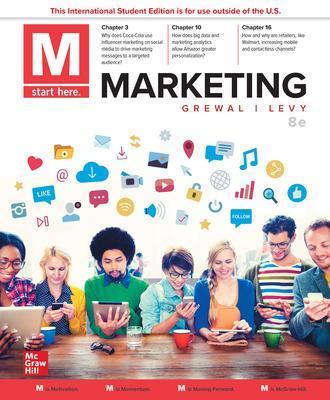 M: Marketing ISE - Dhruv Grewal,Michael Levy - cover