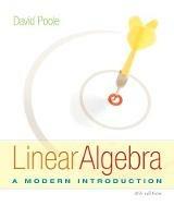 Linear Algebra: A Modern Introduction - David Poole - cover