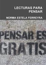 Lecturas Para Pensar