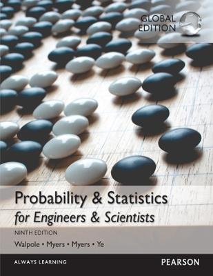 Probability & Statistics for Engineers & Scientists, Global Edition - Ronald Walpole,Raymond Myers,Sharon Myers - cover