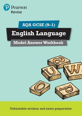 Pearson REVISE AQA GCSE English Language Model Answers Workbook - 2023 and 2024 exams - cover