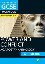 AQA Poetry Anthology - Power and Conflict: York Notes for GCSE Workbook everything you need to catch up, study and prepare for and 2023 and 2024 exams and assessments