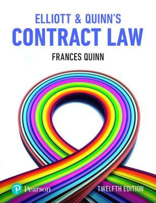 Elliott & Quinn's Contract Law - Catherine Elliott,Frances Quinn - cover