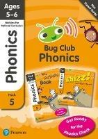 Bug Club Phonics Learn at Home Pack 5, Phonics Sets 13-26 for ages 5-6 (Six stories + Parent Guide + Activity Book)