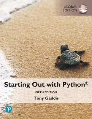 Starting Out with Python, Global Edition - Tony Gaddis - cover