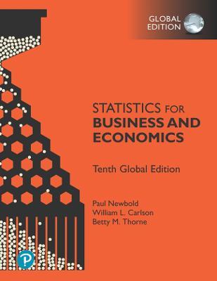 Statistics for Business and Economics, Global Edition - Paul Newbold,William Carlson,Betty Thorne - cover