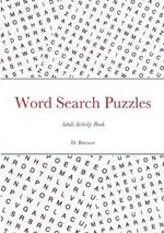 Word Search Puzzles, Adult Activity Book