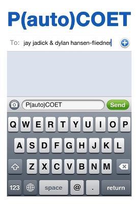 P(auto)COET - Dylan Hansen-Fliedner,Jay Jadick - cover