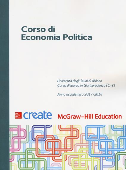 Corso di economia politica - copertina