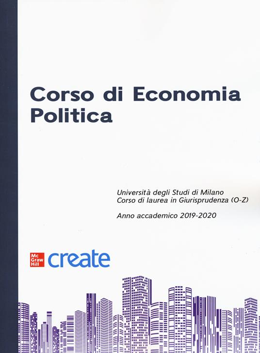 Corso di economia politica - copertina