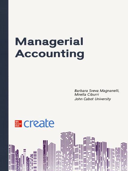 Managerial accounting. Basics of cost analysis - copertina