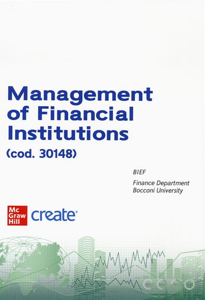 Management of financial institutions. Con e-book - copertina