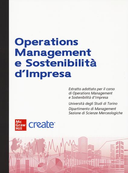 Operations management e sostenibilità. Con e-book - copertina