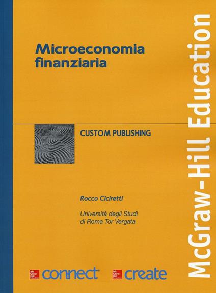 Microeconomia finanziaria - copertina