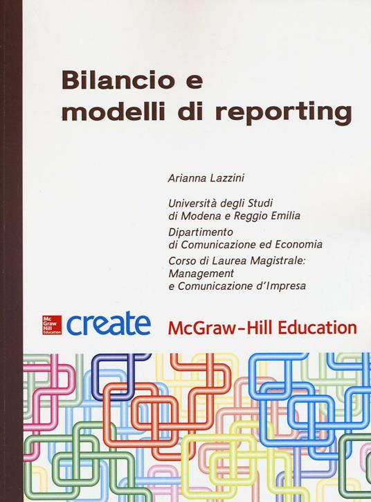 Bilancio e modelli di reporting - copertina