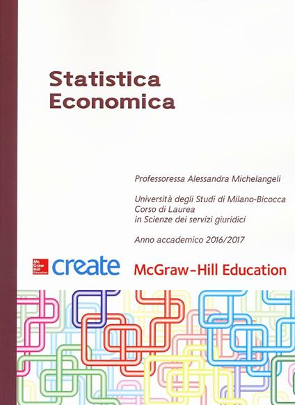 Statistica economica - copertina