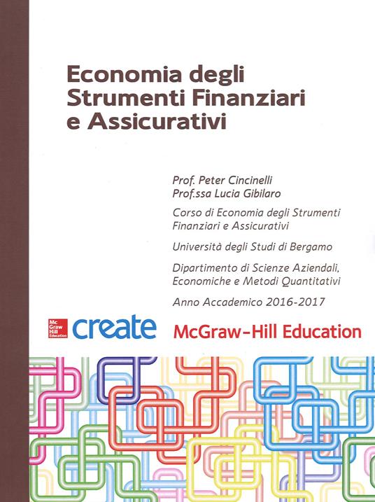 Economia degli strumenti finanziari e assicurativi - copertina