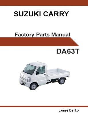 Suzuki Carry Da63t English Factory Parts Manual - James Danko - cover