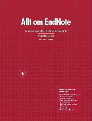 Allt Om Endnote - Bengt Edhlund - cover