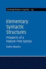 Elementary Syntactic Structures