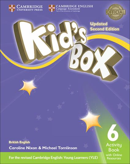 Kid's Box Level 6 Activity Book with Online Resources British English - Caroline Nixon,Michael Tomlinson - cover