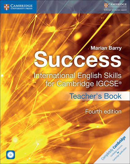 Success International English Skills for Cambridge IGCSE (R) Teacher's Book with Audio CDs (2) - Marian Barry - cover