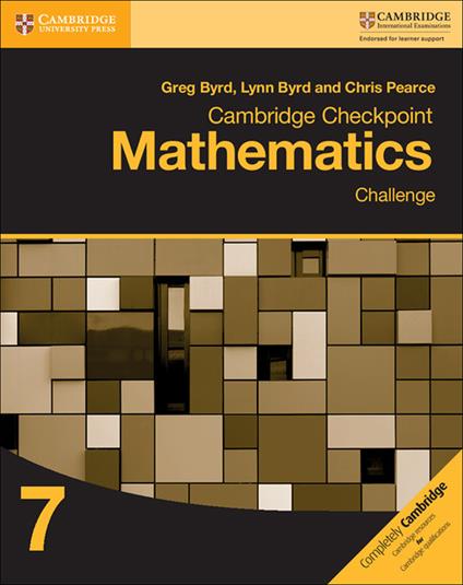 Cambridge Checkpoint Mathematics Challenge Workbook 7 - Greg Byrd,Lynn Byrd,Chris Pearce - cover