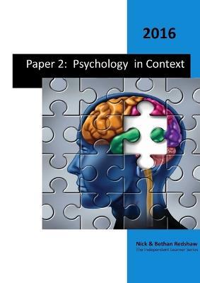 Paper 2 - Psychology in Context - Nick & Bethan Redshaw - cover