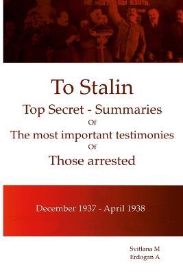 To Stalin - Top Secret - cover