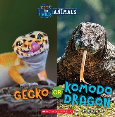 Gecko or Komodo Dragon (Wild World: Pets and Wild Animals) - Brenna Maloney - cover