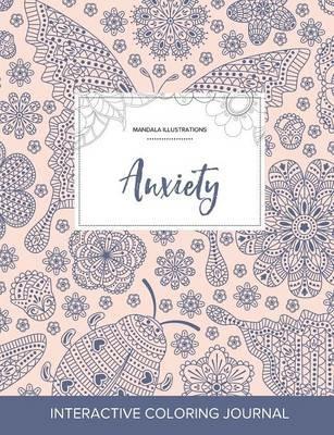 Adult Coloring Journal: Anxiety (Mandala Illustrations, Ladybug) - Courtney Wegner - cover