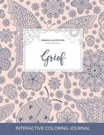 Adult Coloring Journal: Grief (Mandala Illustrations, Ladybug)