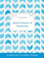Adult Coloring Journal: Adult Children of Alcoholics (Butterfly Illustrations, Watercolor Herringbone) - Courtney Wegner - cover