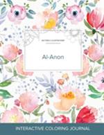 Adult Coloring Journal: Al-Anon (Butterfly Illustrations, La Fleur)