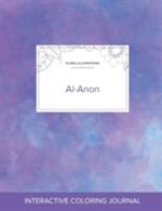 Adult Coloring Journal: Al-Anon (Floral Illustrations, Purple Mist)