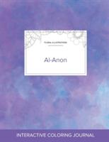 Adult Coloring Journal: Al-Anon (Floral Illustrations, Purple Mist) - Courtney Wegner - cover