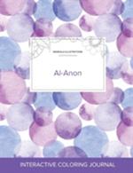 Adult Coloring Journal: Al-Anon (Mandala Illustrations, Purple Bubbles)