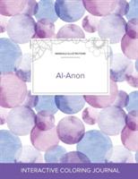 Adult Coloring Journal: Al-Anon (Mandala Illustrations, Purple Bubbles) - Courtney Wegner - cover