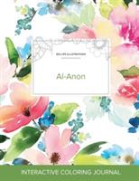 Adult Coloring Journal: Al-Anon (Sea Life Illustrations, Pastel Floral) - Courtney Wegner - cover