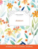 Adult Coloring Journal: Alateen (Safari Illustrations, Springtime Floral) - Courtney Wegner - cover