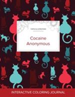 Adult Coloring Journal: Cocaine Anonymous (Turtle Illustrations, Cats)