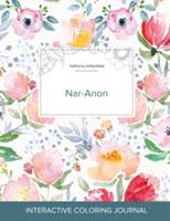 Adult Coloring Journal: Nar-Anon (Turtle Illustrations, La Fleur) - Courtney Wegner - cover