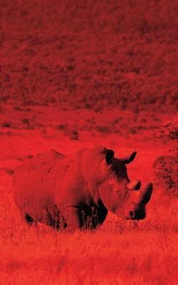 Alive! white rhino - Red dutotone - Photo Art Notebooks (5 x 8 series) - Eva-Lotta Jansson - cover