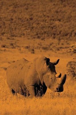 Alive! white rhino - Sepia - Photo Art Notebooks (6 x 9 version): by Photographer Eva-Lotta Jansson - Eva-Lotta Jansson - cover