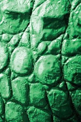 Alive! crocodile skin - Emerald duotone - Photo art notebooks (6 x 9 series) - Eva-Lotta Jansson - cover