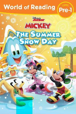 World of Reading: Mickey Mouse Funhouse: The Summer Snow Day - Disney Books - cover