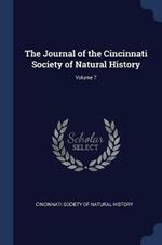 The Journal of the Cincinnati Society of Natural History; Volume 7