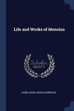 Life and Works of Mencius